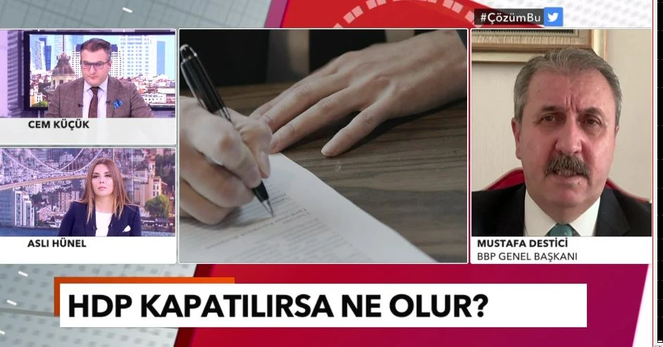 BBP Genel Başkanı Mustafa Destici'den AYM'e gönderme!